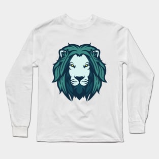 Lion Shirt, Animal Shirt, Animal Lover Unisex Shirt, Lion T-Shirt, Colorful Lion Art Shirt, Lion Face Shirt, Animal Face Shirt, Zoo Shirt Long Sleeve T-Shirt